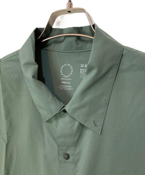 山と道（ヤマトミチ）山と道 (ヤマトミチ) UL Big Pocket Shirt Slate Green サイズ:XLの古着・服飾アイテム