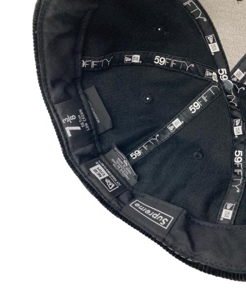 SUPREME（シュプリーム）Supreme (シュプリーム) New Era (ニューエラ) キャップ ブラック サイズ:7 3/8の古着・服飾アイテム