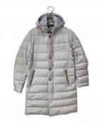 HERNOヘルノ）の古着「フーデッドダウンチェスターコート」｜ホワイト