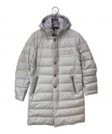 HERNO（ヘルノ）の古着「フーデッドダウンチェスターコート」｜ホワイト