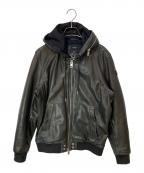 DIESELディーゼル）の古着「ラムレザーレザージャケット」｜ブラック