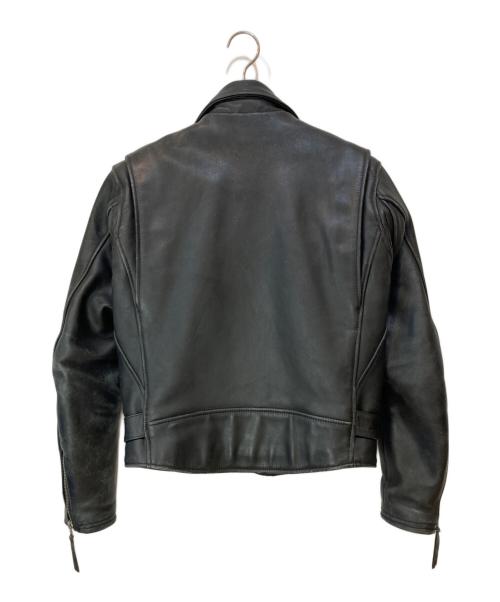 KADOYA（カドヤ）KADOYA (カドヤ) ダブルライダースジャケット ブラック サイズ:Lの古着・服飾アイテム