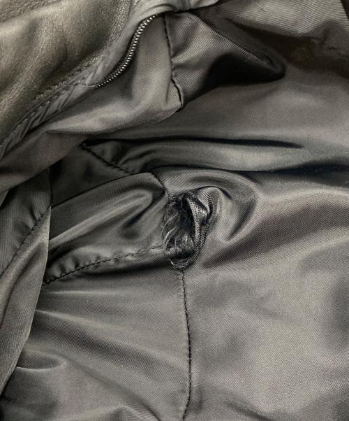 KADOYA（カドヤ）KADOYA (カドヤ) ダブルライダースジャケット ブラック サイズ:Lの古着・服飾アイテム