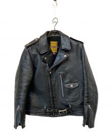 Schott（ショット）の古着「ダブルライダースジャケット」｜ブラック
