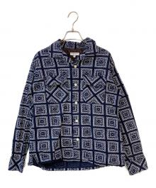 Engineered Garments（エンジニアド ガーメンツ）の古着「バンダナ柄シャツ」｜ネイビー