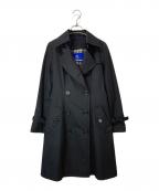BURBERRY BLUE LABELバーバリーロンドンブルーレーベル）の古着「ライナー付トレンチコート」｜ブラック