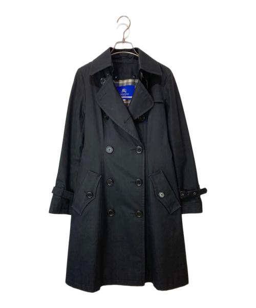 BURBERRY BLUE LABEL（バーバリーロンドンブルーレーベル）BURBERRY BLUE LABEL (バーバリーロンドンブルーレーベル) ライナー付トレンチコート ブラック サイズ:38の古着・服飾アイテム