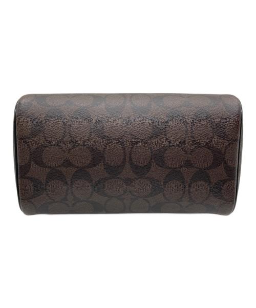 COACH（コーチ）COACH (コーチ) シグネチャー PVC レザー ベネット ミニ サッチェルバッグ ブラウン サイズ:-の古着・服飾アイテム