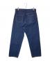 YAECA (ヤエカ) DENIM PANTS WIDE STRAIGHT インディゴ サイズ:34：8000円