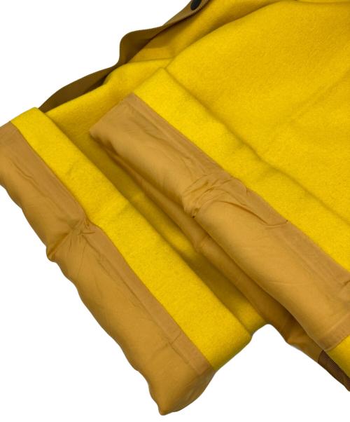 sacai（サカイ）sacai (サカイ) ウールクロップドサイドラインパンツ イエロー サイズ:2の古着・服飾アイテム