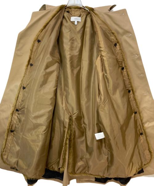 HYKE（ハイク）HYKE (ハイク) ファーライナー付きトレンチコート ベージュ サイズ:1の古着・服飾アイテム