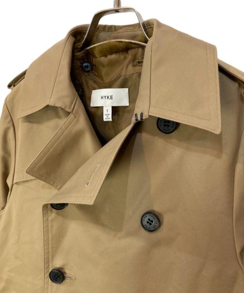 HYKE（ハイク）HYKE (ハイク) ファーライナー付きトレンチコート ベージュ サイズ:1の古着・服飾アイテム