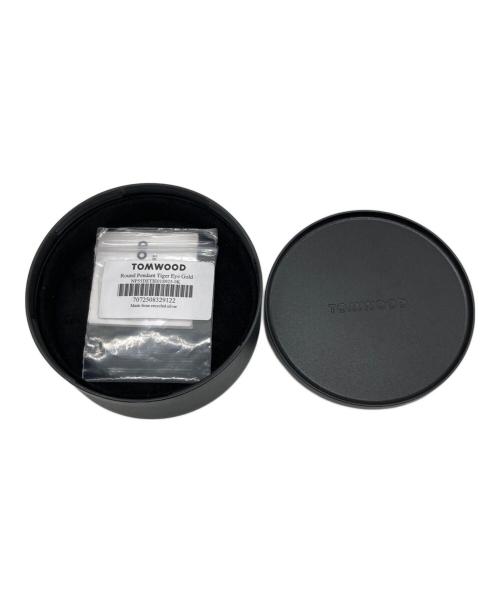 TOM WOOD（トムウッド）TOM WOOD (トムウッド) Round Pendant Tiger Eye Gold ラウンドペンダントタイガーアイネックレス ゴールド サイズ:なしの古着・服飾アイテム