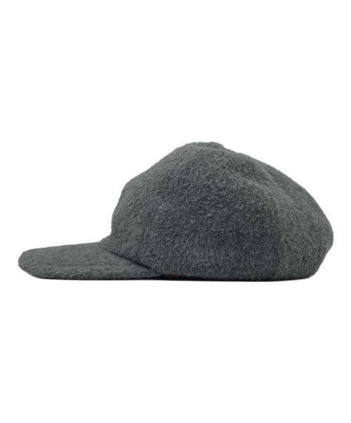kijima takayuki（キジマタカユキ）KIJIMA TAKAYUKI (キジマタカユキ) WOOL&RECYCLE POLYESTER BEAVER 6P CAP(ウール&リサイクルポリエルテルビーバー6パネルキャップ) グレー サイズ:1の古着・服飾アイテム