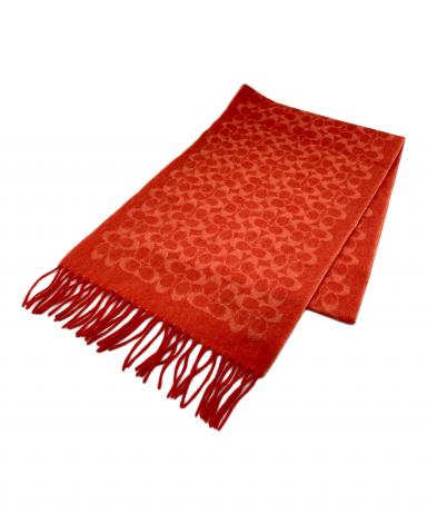 中古・古着通販】COACH (コーチ) ウールカシミヤ シグネチャーマフラー