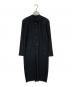 PLEATS PLEASE（プリーツプリーズ）の古着「プリーツシャツワンピース」｜ブラック