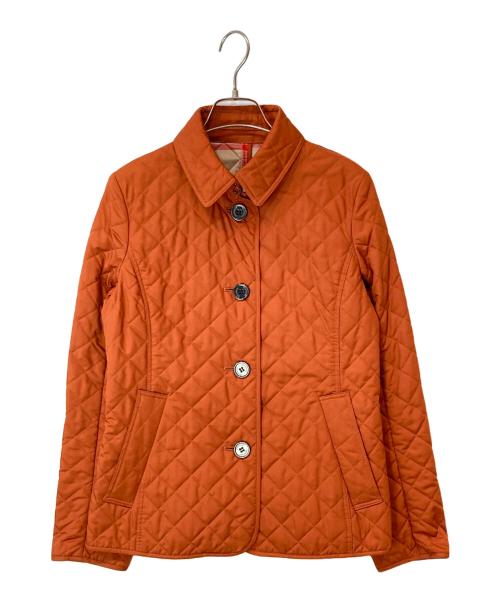 BURBERRY LONDON（バーバリーロンドン）BURBERRY LONDON (バーバリーロンドン) 裏地ノヴァチェック キルティングジャケット オレンジ サイズ:38の古着・服飾アイテム