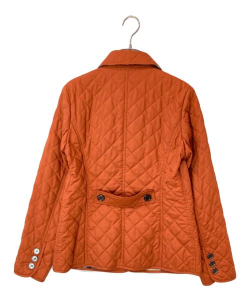 BURBERRY LONDON（バーバリーロンドン）BURBERRY LONDON (バーバリーロンドン) 裏地ノヴァチェック キルティングジャケット オレンジ サイズ:38の古着・服飾アイテム