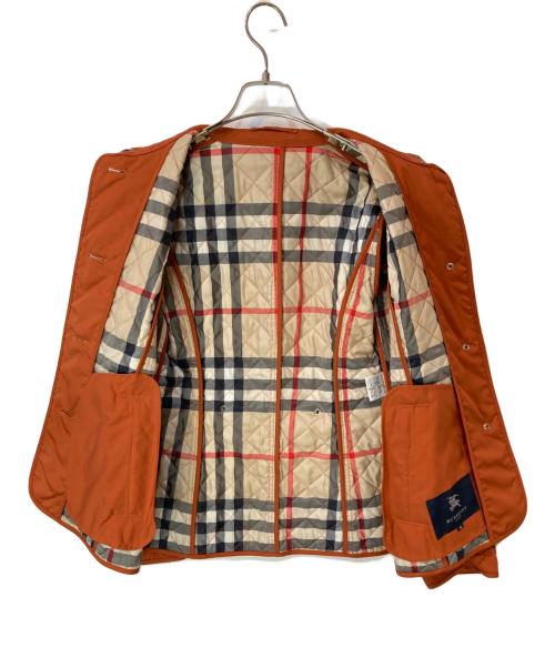 BURBERRY LONDON（バーバリーロンドン）BURBERRY LONDON (バーバリーロンドン) 裏地ノヴァチェック キルティングジャケット オレンジ サイズ:38の古着・服飾アイテム