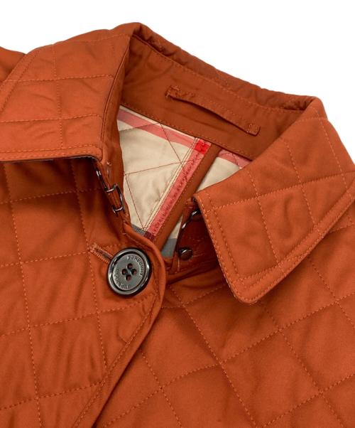 BURBERRY LONDON（バーバリーロンドン）BURBERRY LONDON (バーバリーロンドン) 裏地ノヴァチェック キルティングジャケット オレンジ サイズ:38の古着・服飾アイテム