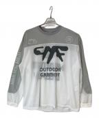 CMF OUTDOOR GARMENTコンフィーアウトドアガーメント）の古着「BMX TEE」｜グレー×ホワイト