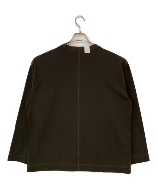 N.HOOLYWOOD（エヌ ハリウッド）N.HOOLYWOOD (エヌ ハリウッド) CREW NECK LONG SLEEVE ブラウン サイズ:38の古着・服飾アイテム