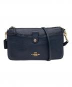 COACHコーチ）の古着「ノア ポップアップ メッセンジャー バッグ」｜ネイビー