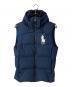 POLO RALPH LAUREN（ポロ・ラルフローレン）の古着「ビッグポニーダウンベスト」｜ネイビー