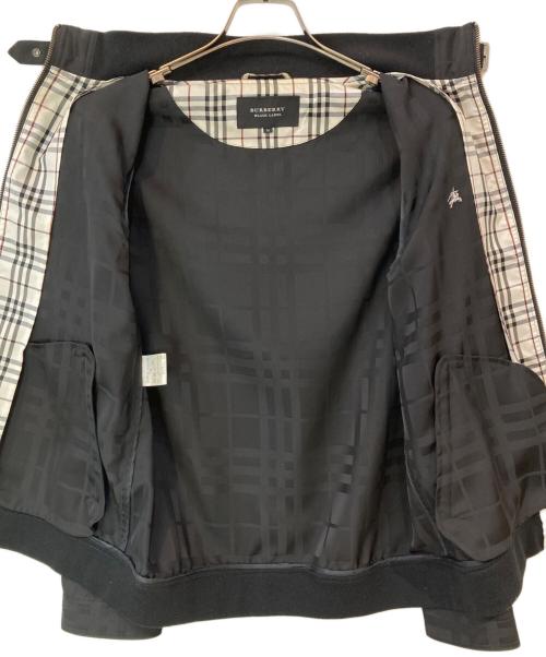 BURBERRY BLACK LABEL（バーバリーブラックレーベル）BURBERRY BLACK LABEL (バーバリーブラックレーベル) 裏地ノヴァチェックジップアップジャケット ブラック サイズ:Mの古着・服飾アイテム