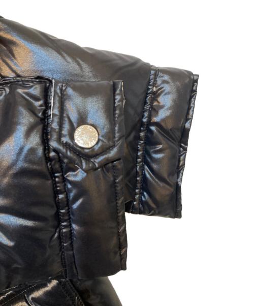 BURBERRY BLACK LABEL（バーバリーブラックレーベル）BURBERRY BLACK LABEL (バーバリーブラックレーベル) ファー付ダウンジャケット ブラック サイズ:Mの古着・服飾アイテム