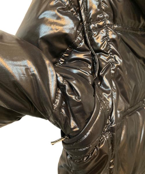 BURBERRY BLACK LABEL（バーバリーブラックレーベル）BURBERRY BLACK LABEL (バーバリーブラックレーベル) ファー付ダウンジャケット ブラック サイズ:Mの古着・服飾アイテム