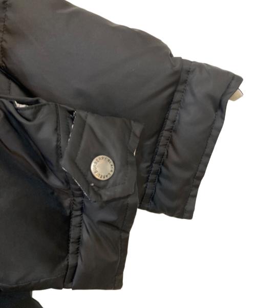 BURBERRY BLACK LABEL（バーバリーブラックレーベル）BURBERRY BLACK LABEL (バーバリーブラックレーベル) ラビットファー ダウンジャケット ブラック サイズ:Mの古着・服飾アイテム