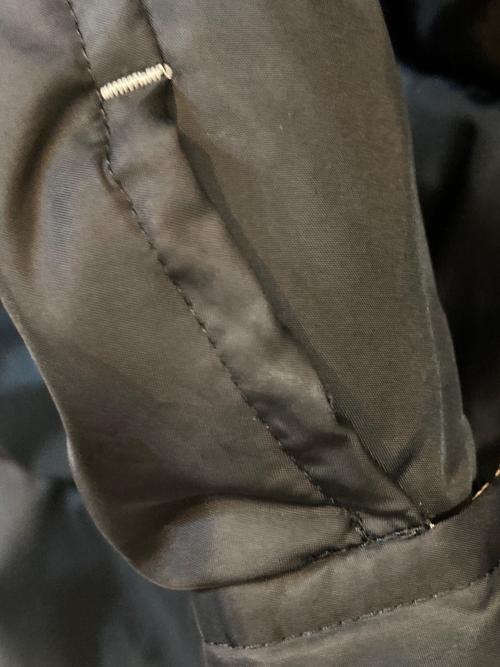 BURBERRY BLACK LABEL（バーバリーブラックレーベル）BURBERRY BLACK LABEL (バーバリーブラックレーベル) ラビットファー ダウンジャケット ブラック サイズ:Mの古着・服飾アイテム