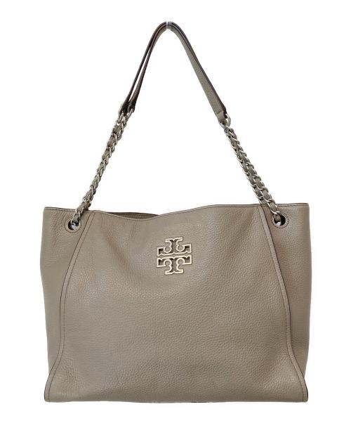 TORY BURCH（トリーバーチ）TORY BURCH (トリーバーチ) ブリテン チェーントートバッグ ベージュ サイズ:-の古着・服飾アイテム