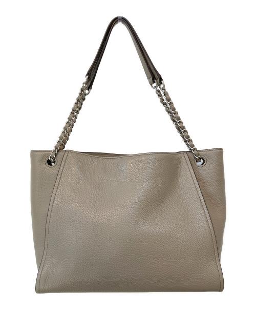 TORY BURCH（トリーバーチ）TORY BURCH (トリーバーチ) ブリテン チェーントートバッグ ベージュ サイズ:-の古着・服飾アイテム