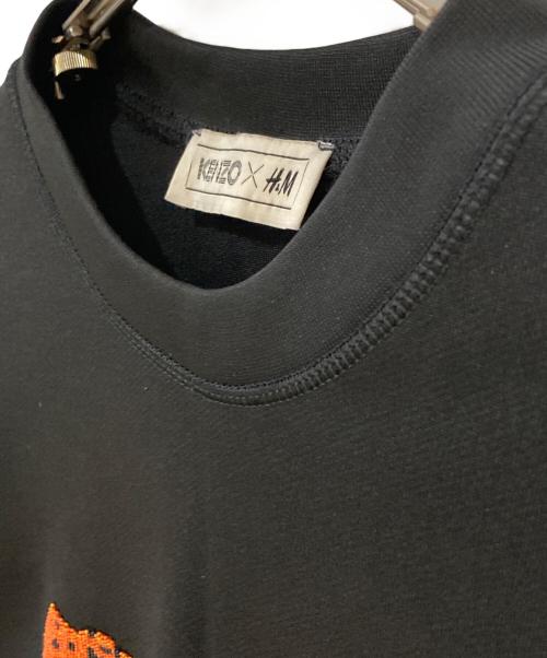 KENZO（ケンゾー）KENZO (ケンゾー) H&M (エイチアンドエム) JUNGLE 切替スウェット ブラック サイズ:Ｓの古着・服飾アイテム