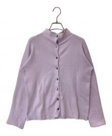 HaaT（ハート）の古着「ハイネックニットカーディガン」｜パープル