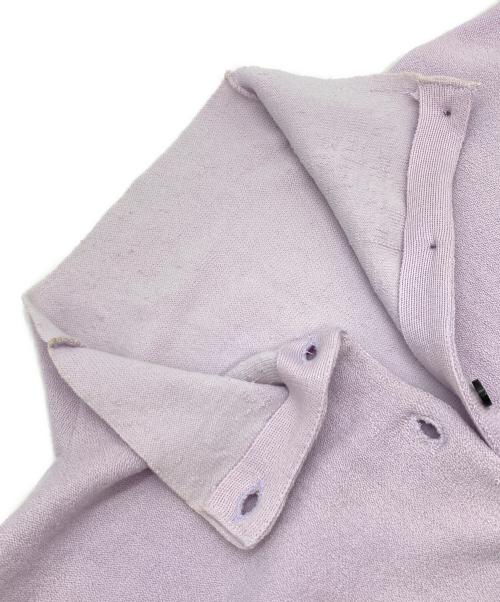 HaaT（ハート）HaaT (ハート) ハイネックニットカーディガン パープル サイズ:2の古着・服飾アイテム