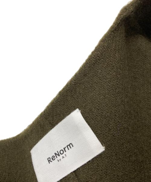 ReNorm by A.T（リノームバイエーティー）ReNorm by A.T (リノームバイエーティー) ケープコート カーキ サイズ:Fの古着・服飾アイテム