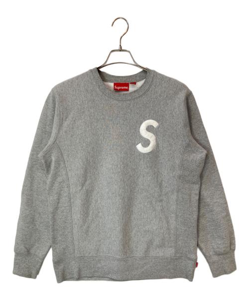 SUPREME（シュプリーム）SUPREME (シュプリーム) 16FW S Logo Crewneck(Sロゴクルーネック) グレー サイズ:Mの古着・服飾アイテム