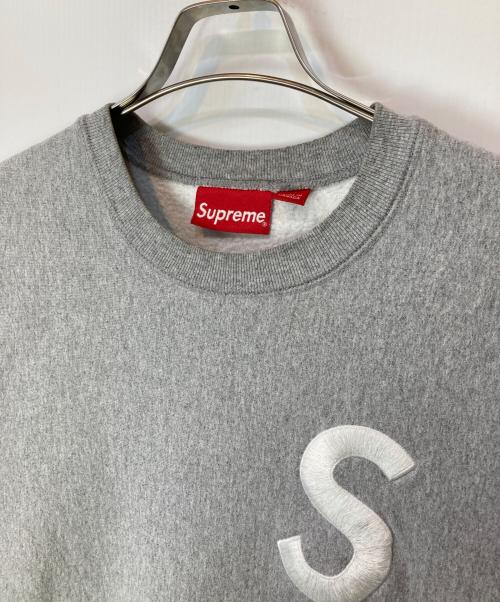 SUPREME（シュプリーム）SUPREME (シュプリーム) 16FW S Logo Crewneck(Sロゴクルーネック) グレー サイズ:Mの古着・服飾アイテム