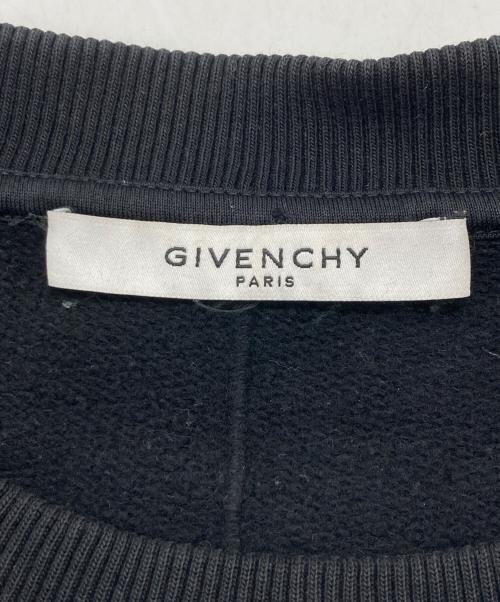 GIVENCHY（ジバンシィ）GIVENCHY (ジバンシィ) プリントスウェット ブラック サイズ:Sの古着・服飾アイテム