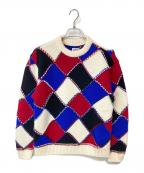 Coohemコーヘン）の古着「アーガイルニット」｜マルチカラー