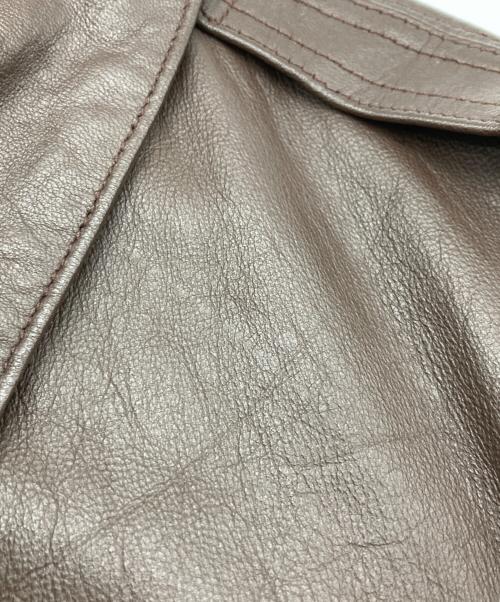 SADDLERY（サドリー）saddlery (サドリー) 80s A-2タイプレザーフライトジャケット ブラウン サイズ:42の古着・服飾アイテム