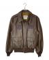 saddlery（サドリー）の古着「80s A-2タイプレザーフライトジャケット」｜ブラウン