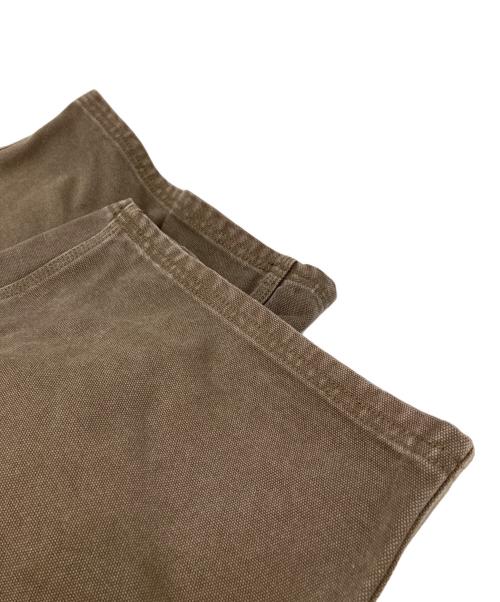 stussy（ステューシー）stussy (ステューシー) Work Short Washed Canvas ブラウン サイズ:71の古着・服飾アイテム