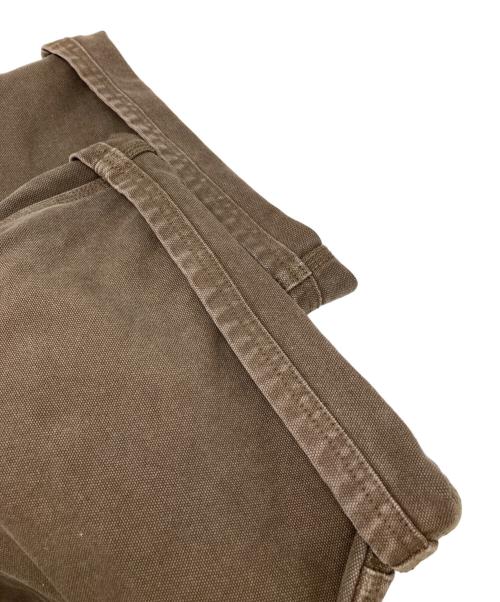 stussy（ステューシー）stussy (ステューシー) Work Short Washed Canvas ブラウン サイズ:71の古着・服飾アイテム