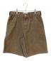 stussy（ステューシー）の古着「Work Short Washed Canvas」｜ブラウン