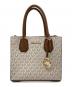 MICHAEL KORS（マイケル・コース）の古着「MERCER MD MESSENGER(マーサーミディアムメッセンジャー)/ショルダーバッグ」｜ホワイト×ブラウン