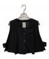 TNEWTIES（トゥエンティーズ）の古着「《誰が一番早く家につくか勝負しよう》プリーツデザインクロップドベスト」｜ブラック